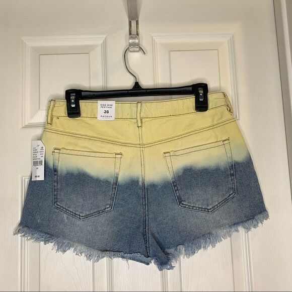 Pacsun High Rise Festival Shorts Size 28 Springtide - Picture 4 of 11